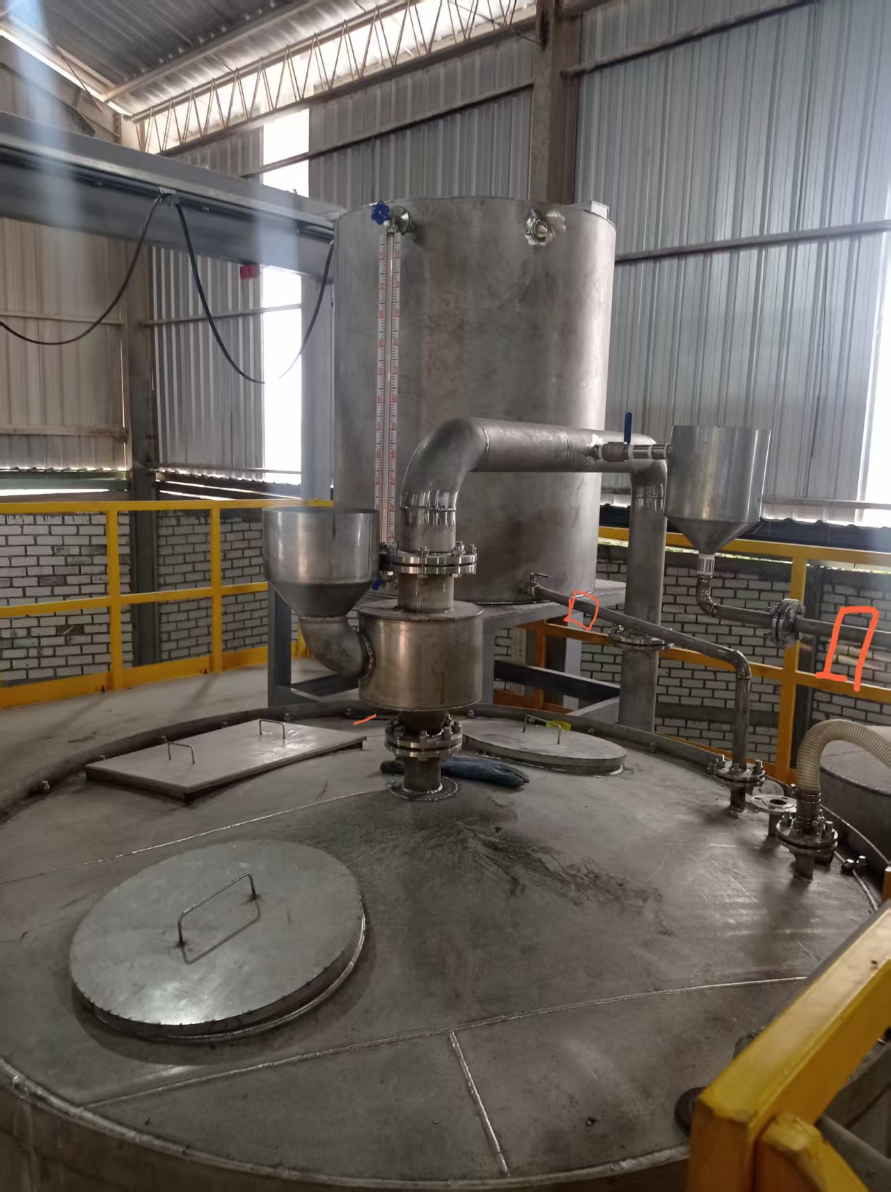 Installing a Centrifuge in a Copper Sulfate Production Line