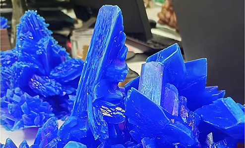 Copper sulfate crystal